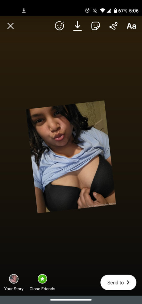 Nacktes geleaktes OnlyFans-Foto von Bbw Dannie 