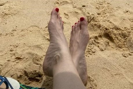 Nacktes geleaktes OnlyFans-Foto von Barbiefootsie