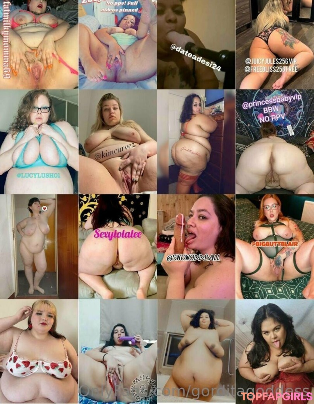 Nacktes geleaktes OnlyFans-Foto von Gorditagoddess #16