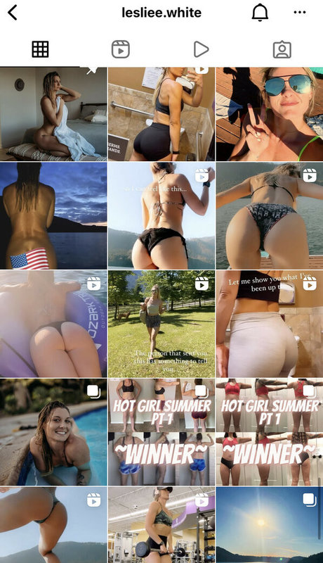 Nacktes geleaktes OnlyFans-Foto von Leslie White