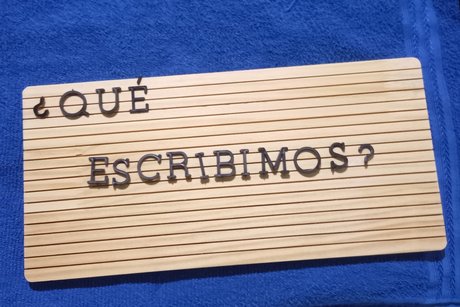El Pizarrn De Maderathe Wood Blackboard