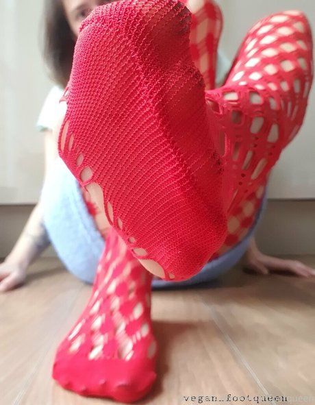 Nacktes geleaktes OnlyFans-Foto von Veganfootqueen