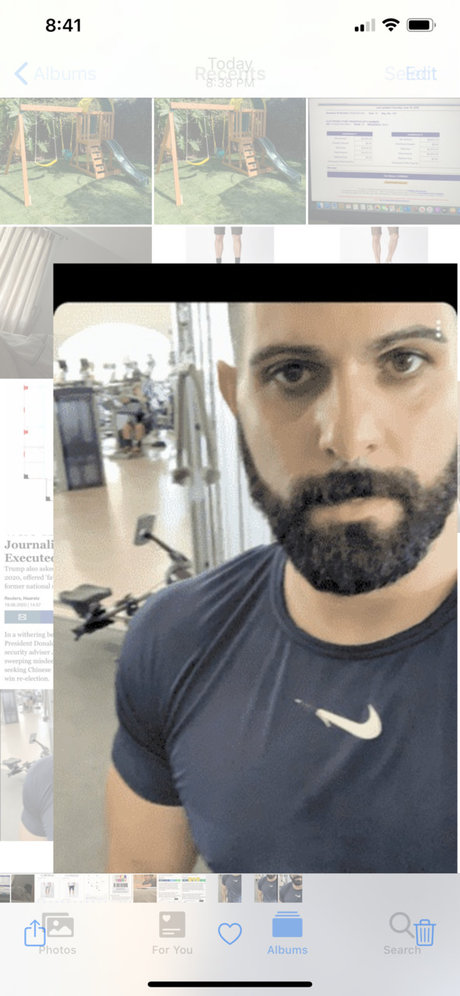 Nacktes geleaktes OnlyFans-Foto von Bearded Gym Alex