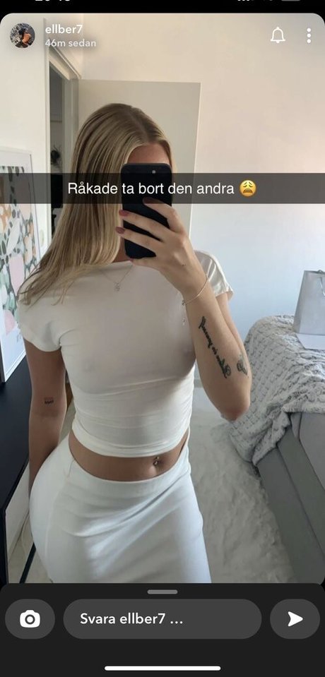 Nacktes geleaktes OnlyFans-Foto von Ellaaaabergztrom