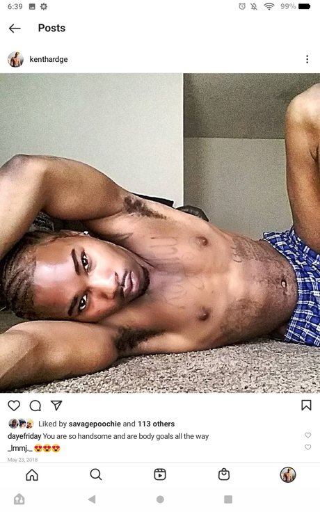 Nacktes geleaktes OnlyFans-Foto von Prince Kentbernard