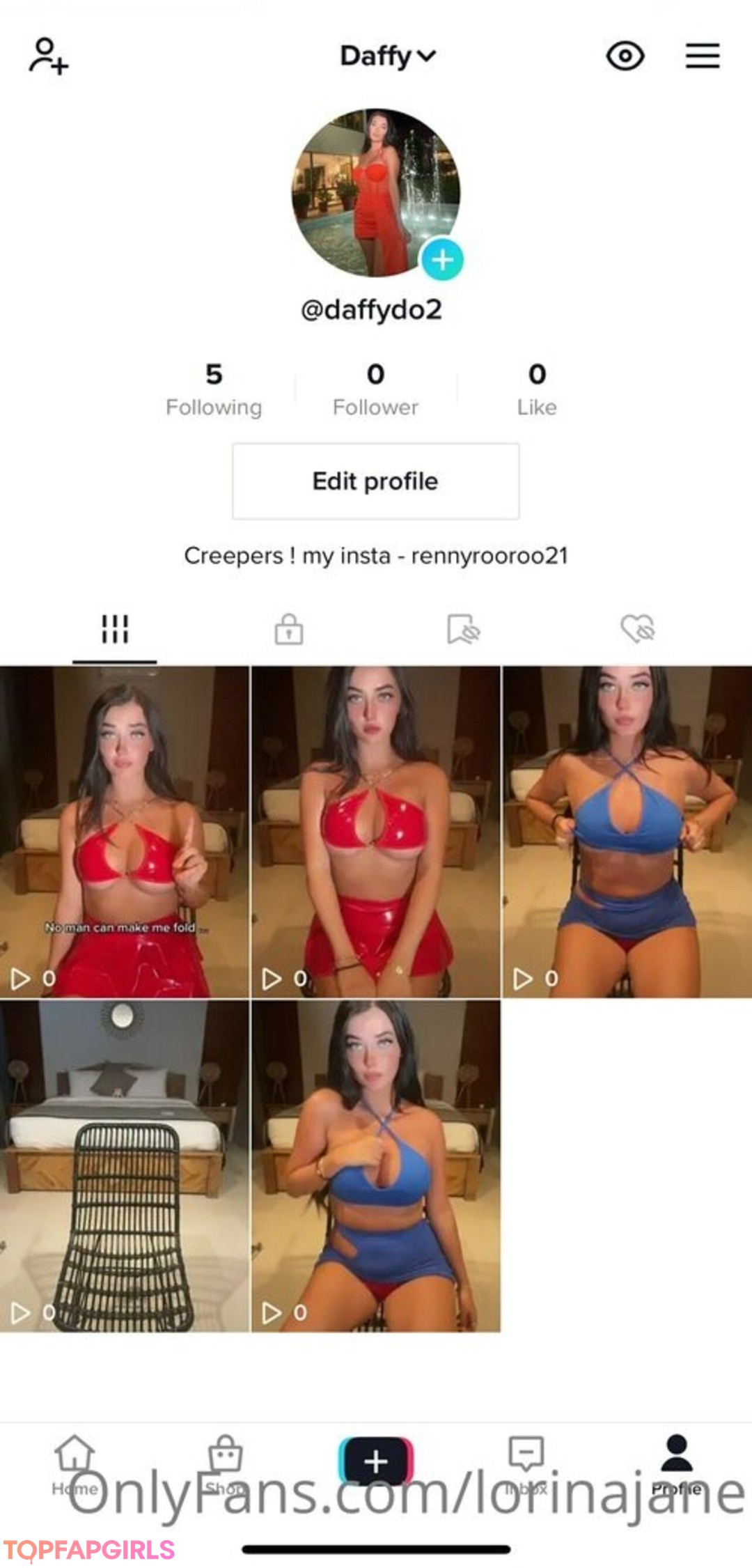 Nacktes geleaktes OnlyFans-Foto von Lorinajane #1382