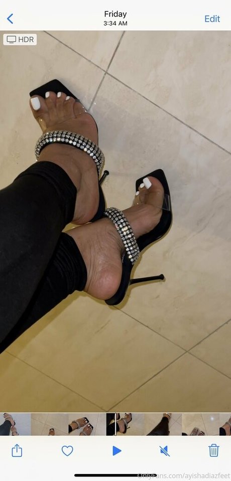 Nacktes geleaktes OnlyFans-Foto von Ayishadiazfeet