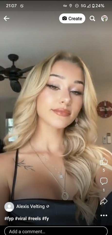 Nacktes geleaktes OnlyFans-Foto von Alexis Velting