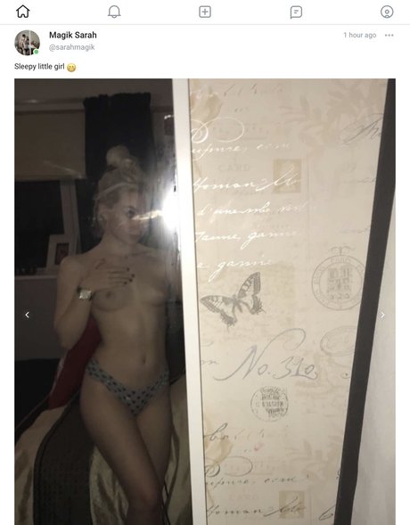Nacktes geleaktes OnlyFans-Foto von Magik Sarah