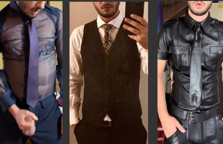 Nacktes geleaktes OnlyFans-Foto von Suit Slave N1