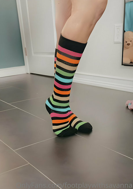 Nacktes geleaktes OnlyFans-Foto von Footplaywithsavanna