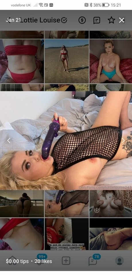 Nacktes geleaktes OnlyFans-Foto von Lifeoflottielouise