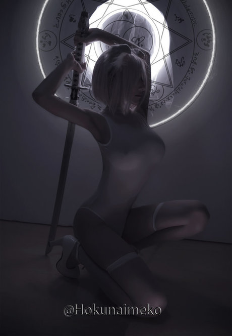 Nacktes geleaktes OnlyFans-Foto von Hokunaimeko