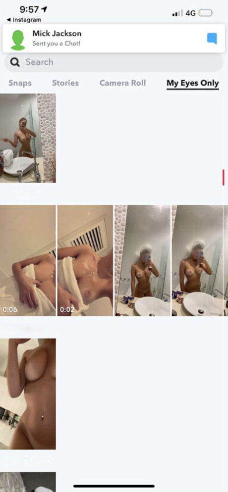 Nacktes geleaktes OnlyFans-Foto von Bianca Grace