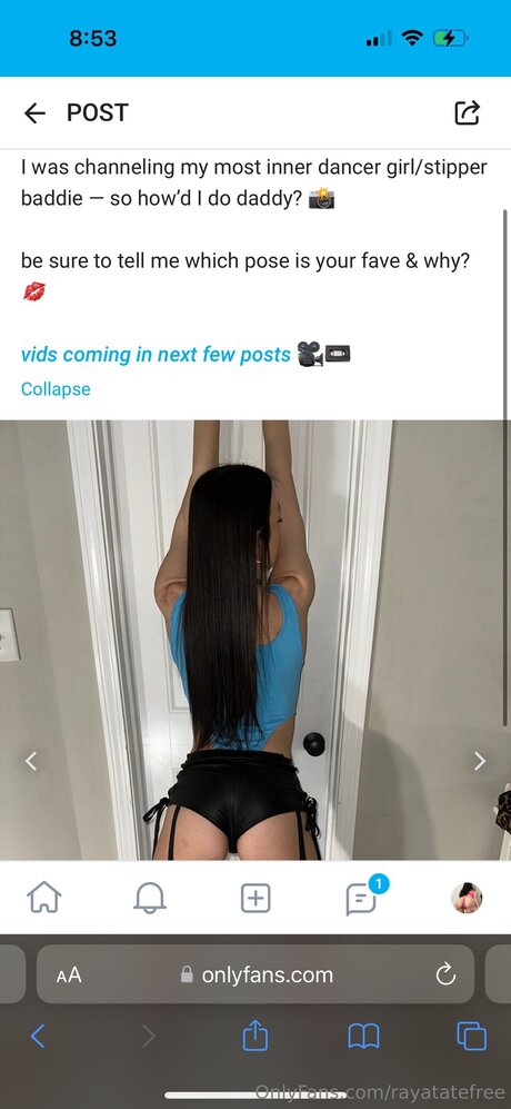 Nacktes geleaktes OnlyFans-Foto von Rayatatefree