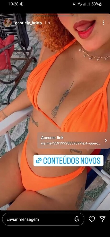 Nacktes geleaktes OnlyFans-Foto von Gabrielybritto