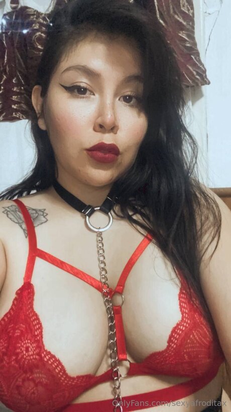 Nacktes geleaktes OnlyFans-Foto von Sexyafroditax