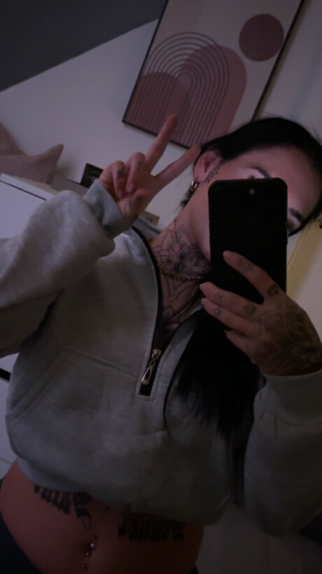 Nacktes geleaktes OnlyFans-Foto von Justineblack