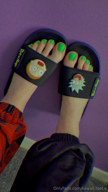 Nacktes geleaktes OnlyFans-Foto von Kawaii Feet X