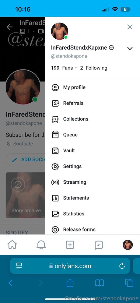 Nacktes geleaktes OnlyFans-Foto von Stendokapone