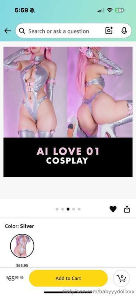 Nacktes geleaktes OnlyFans-Foto von Babyyydollxxx