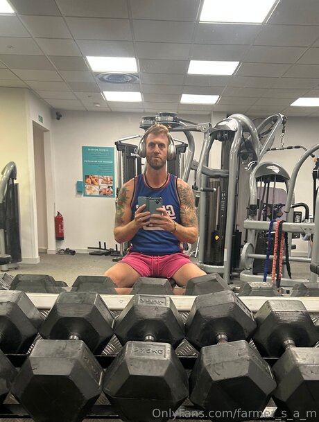 Nacktes geleaktes OnlyFans-Foto von Farmer S A M