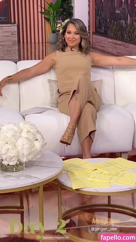 Nacktes geleaktes OnlyFans-Foto von Ginger Zee