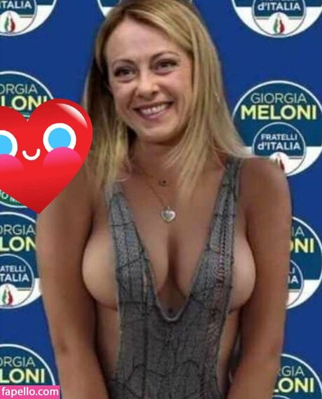 Nacktes geleaktes OnlyFans-Foto von Giorgia Meloni