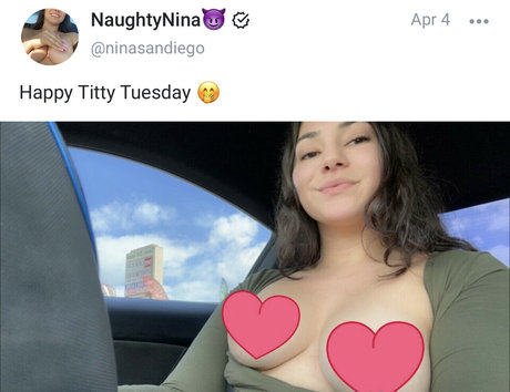 Nacktes geleaktes OnlyFans-Foto von Ninasandiego