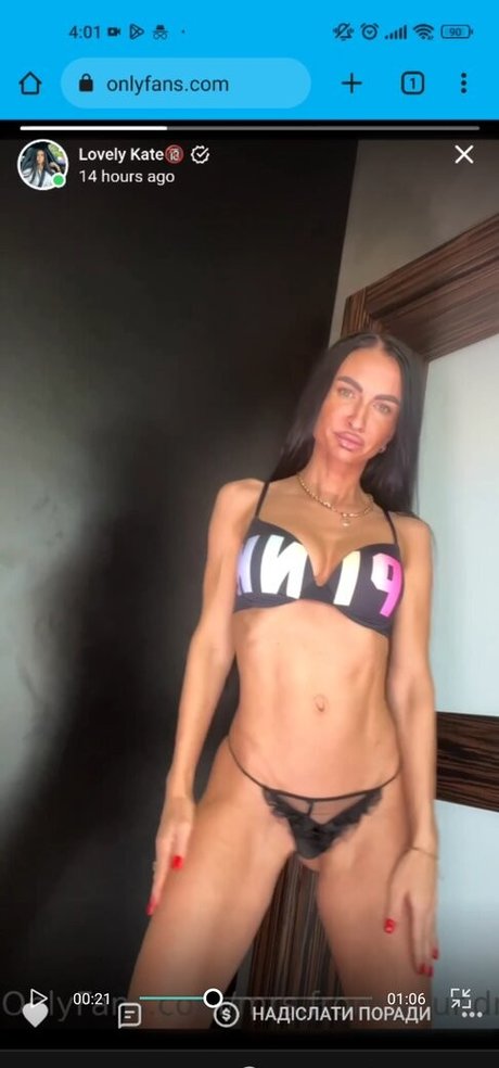 Nacktes geleaktes OnlyFans-Foto von Lovely Kate
