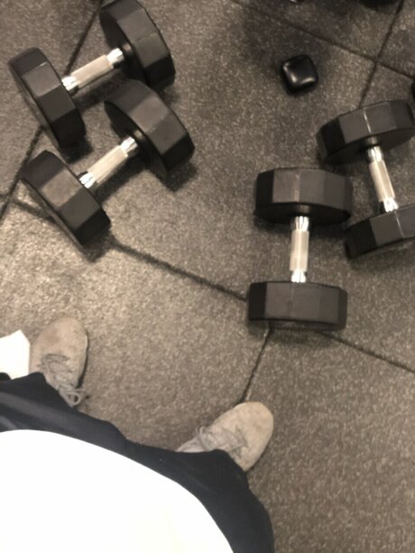 Nacktes geleaktes OnlyFans-Foto von Workout