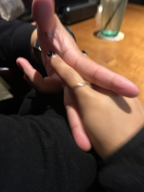 Nacktes geleaktes OnlyFans-Foto von Gothic Thic