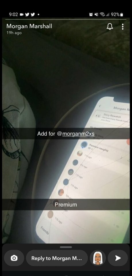 Nacktes geleaktes OnlyFans-Foto von Morgan Marshall