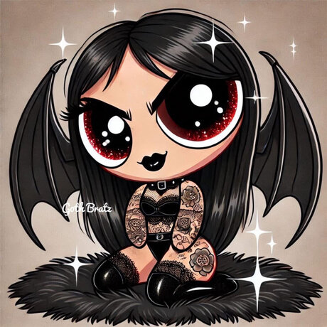 Nacktes geleaktes OnlyFans-Foto von Goth Mommy