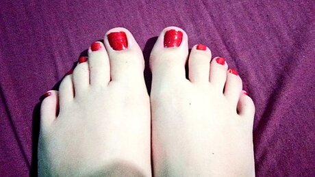 Nacktes geleaktes OnlyFans-Foto von Feet Nails