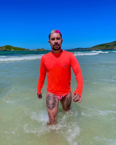 Nacktes geleaktes OnlyFans-Foto von Dhenyel Amorim