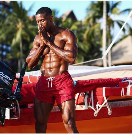 Nacktes geleaktes OnlyFans-Foto von Black Boy Latino