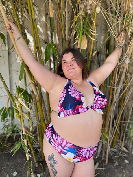 Nacktes geleaktes OnlyFans-Foto von Chunky Chick Workout