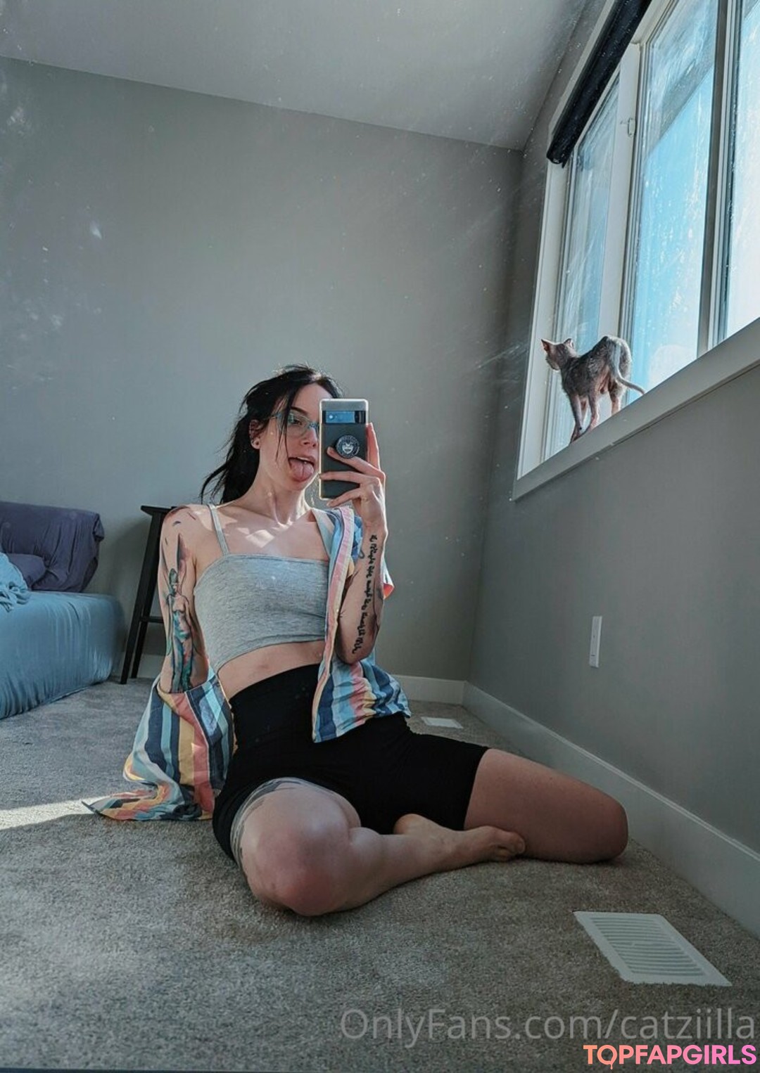 Nacktes geleaktes OnlyFans-Foto von Catziilla #1021
