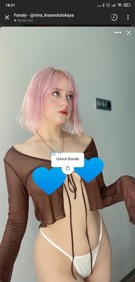Nacktes geleaktes OnlyFans-Foto von Nina Krasnolutskaya