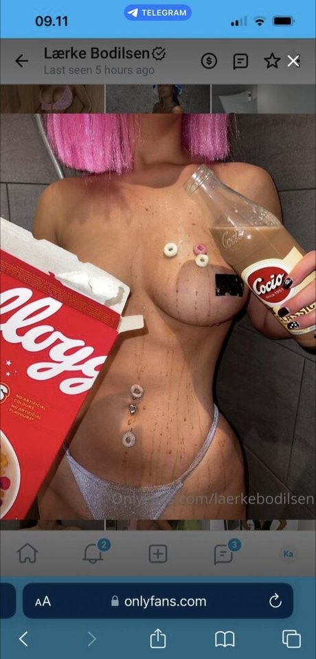 Nacktes geleaktes OnlyFans-Foto von Lrke Bodilsen