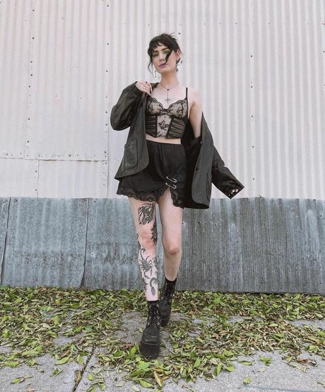 Nacktes geleaktes OnlyFans-Foto von Thegothicsprite
