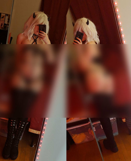 Nacktes geleaktes OnlyFans-Foto von Lvl1kat