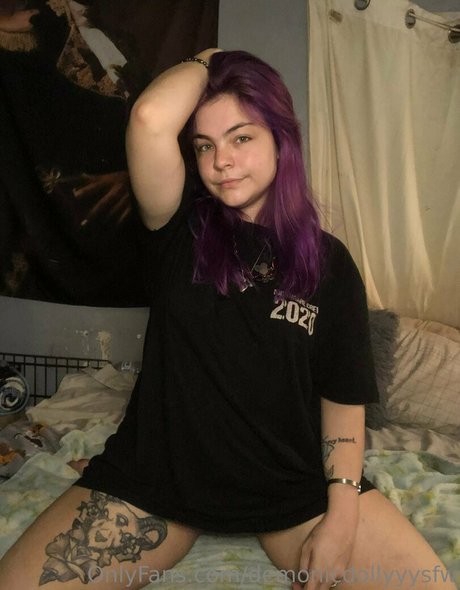 Nacktes geleaktes OnlyFans-Foto von Demonicdollyyysfw