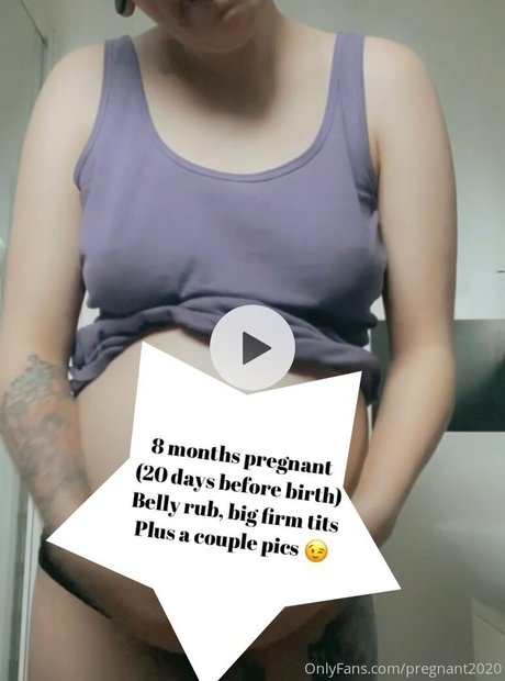 Nacktes geleaktes OnlyFans-Foto von Pregnant2020