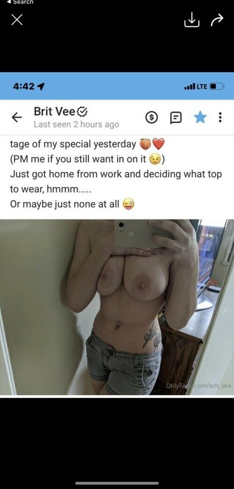 Nacktes geleaktes OnlyFans-Foto von Britvee