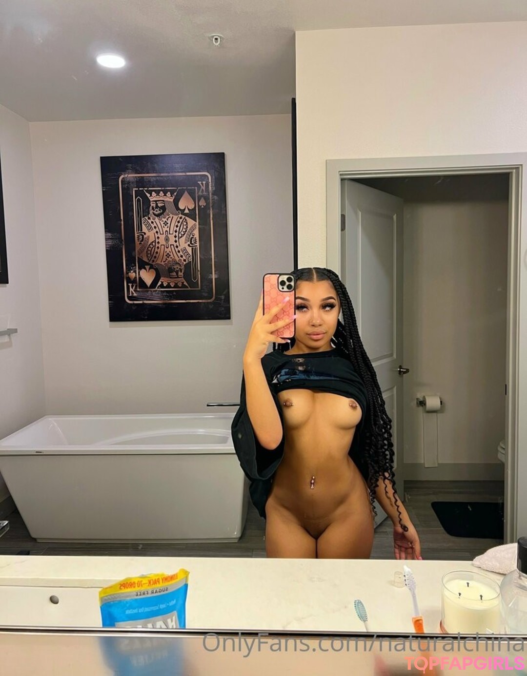 Nacktes geleaktes OnlyFans-Foto von Bubble Booty #1031