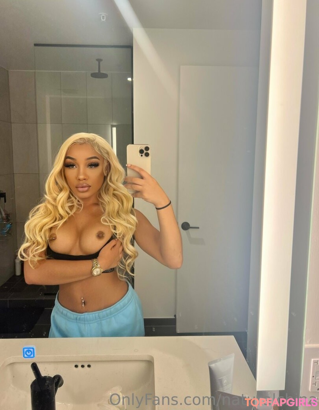 Nacktes geleaktes OnlyFans-Foto von Bubble Booty #1035