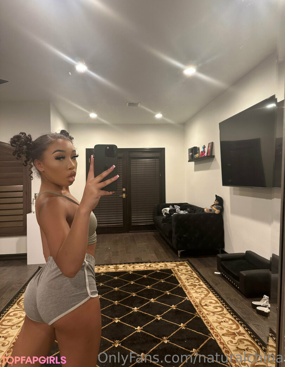 Nacktes geleaktes OnlyFans-Foto von Bubble Booty #1268