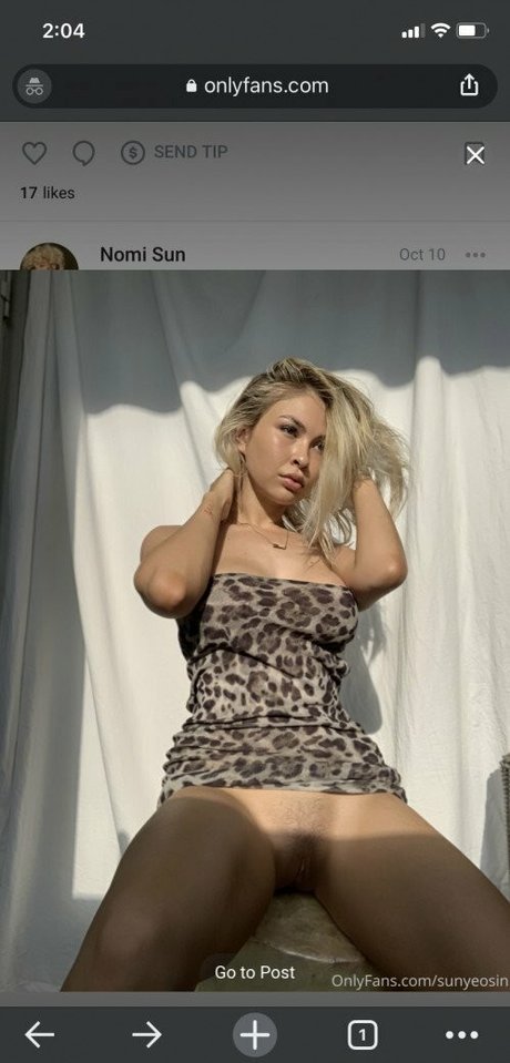 Nacktes geleaktes OnlyFans-Foto von Nomi Sun